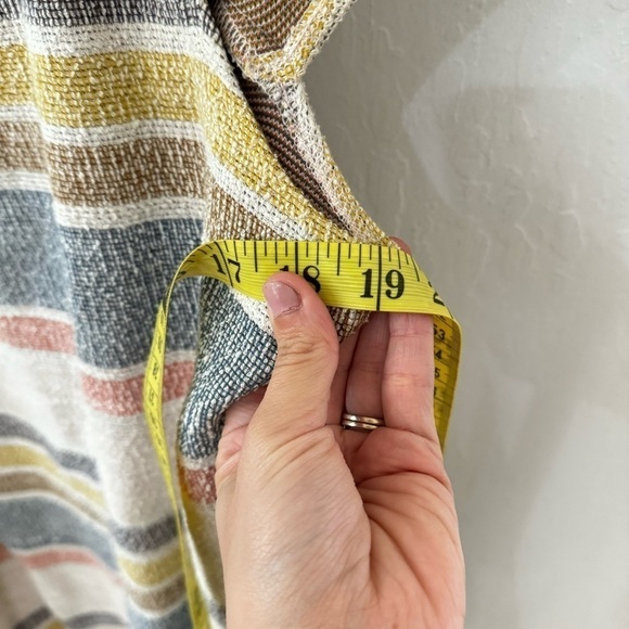 Madewell Texture and Thread Multicolor Cotton Cap Sleeve Mini Dress S - Picture 10 of 11